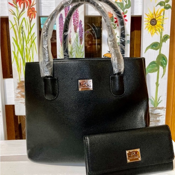 NWT JESSICA MOORE EXQUISITE COLLECTION BAG & WALLET SET - Picture 3 of 12